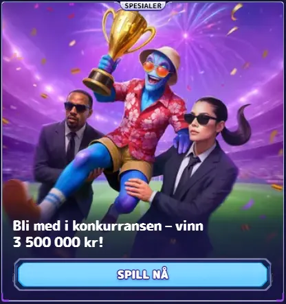 Bli med i konkurransen - vinn 3 500 000 kr!